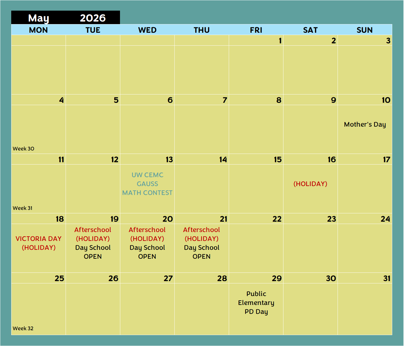 Calendar-10-May26